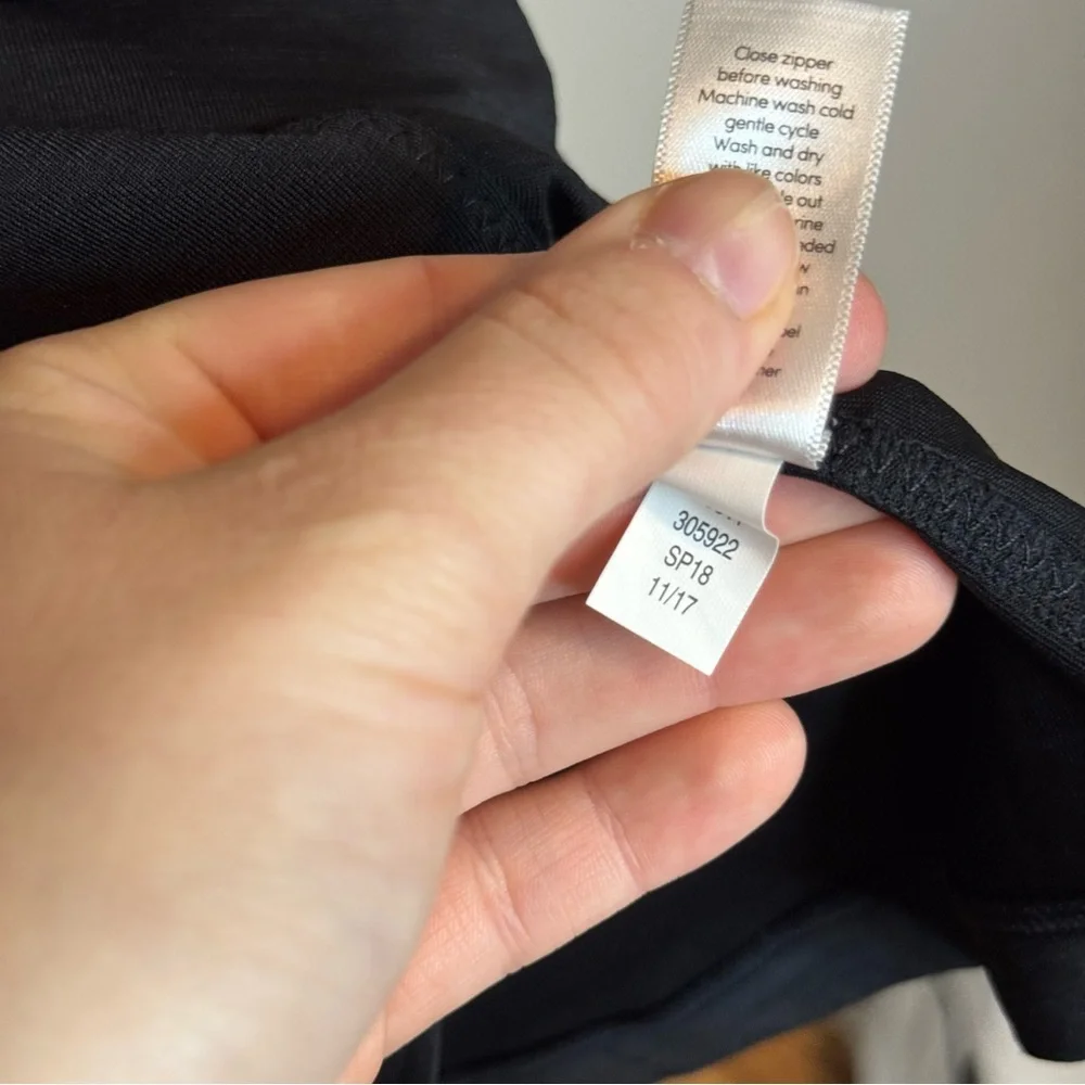 Athleta Pacifica Wrap Front Tank Black - Picture 8 of 11